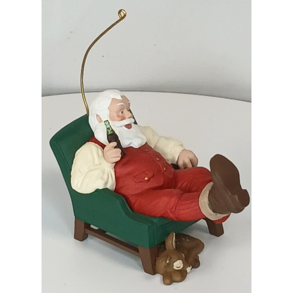 Hallmark Relaxing Moment Coca-Cola Santa Claus Keepsake Ornament - Picture 3 of 10